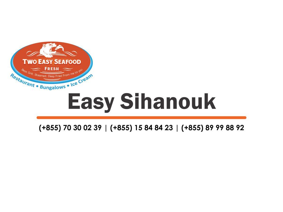 Hotel Two Easy Bungalow Sihanoukville Exterior foto